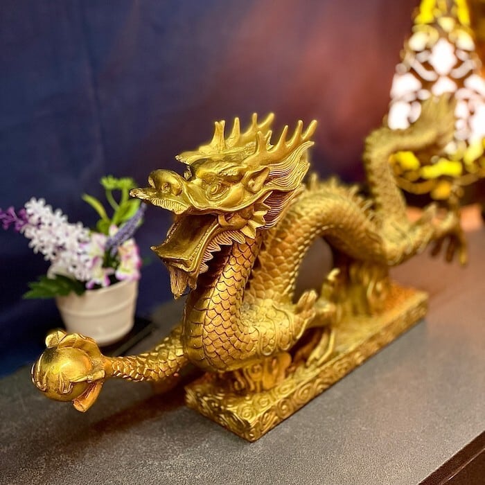 ホームエントランス装飾オーナメント像純銅 川と山如意エントランス