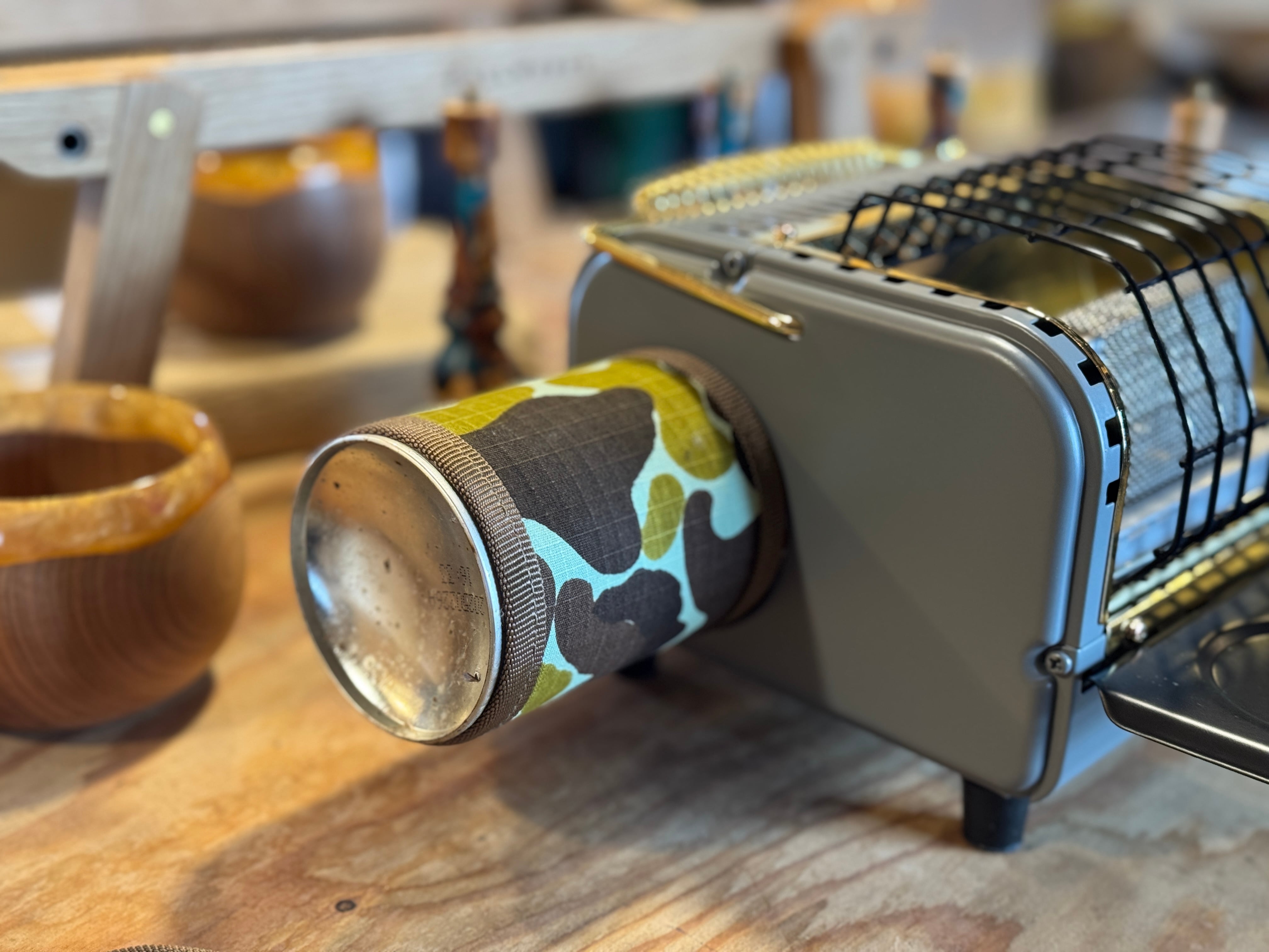 CALMA STORE GAS CYLINDER COVER REVERSIBLE CAMO FOR SHANK HEATER