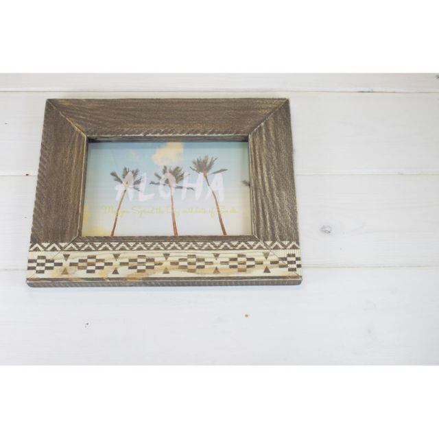 SeashoreInc.】 【Full handmade】エイジング フォトフレーム 写真立て