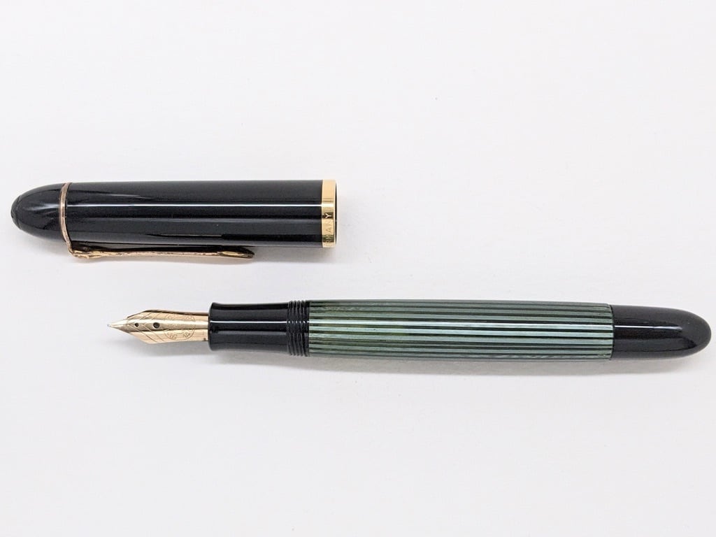 50s ペリカン140 緑縞 Pelikan 140 (極細字・硬) 14C 03064 50s ペリカン140 緑縞 Pelikan 140 (極細字・硬) 14C 03064