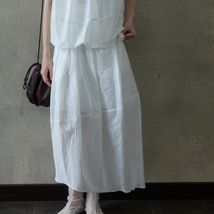 Balloon sheer skirt T3192