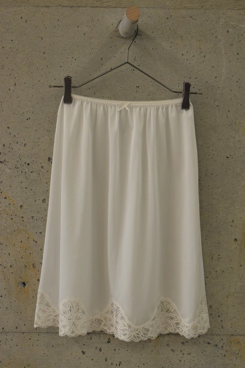 White lace petticoat