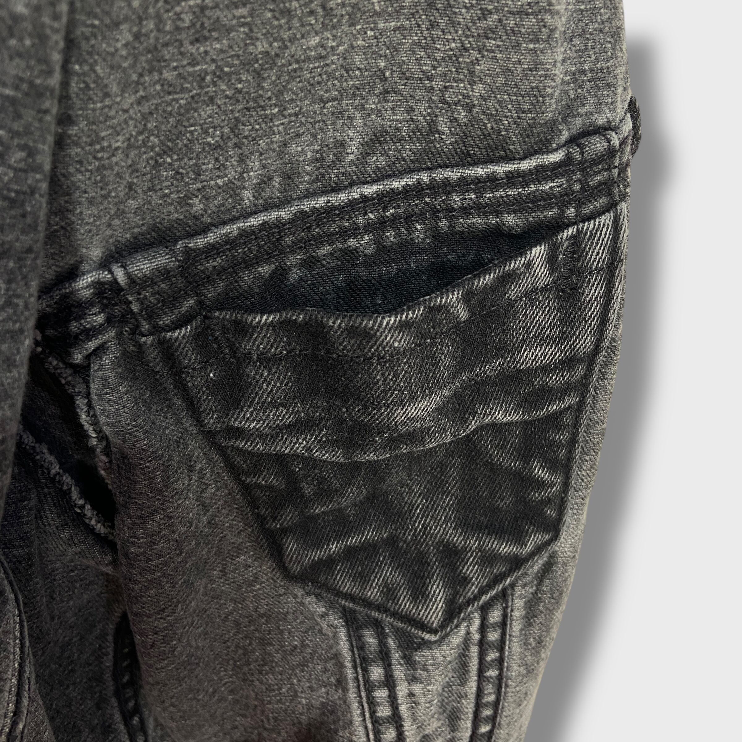 80-90s Levi's 71163 ブラックデニムGジャン 短丈 黒 M | 古着屋 Uan