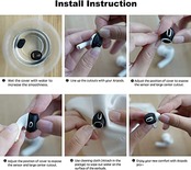 【4個入り】ILYAML for AirPods 4 イヤーピース 2024 シリコーン製イヤホン カバー airpods 4 落ち防止イヤーピース分離可能 遮音性/フィット感/脱落防止 ホワイト