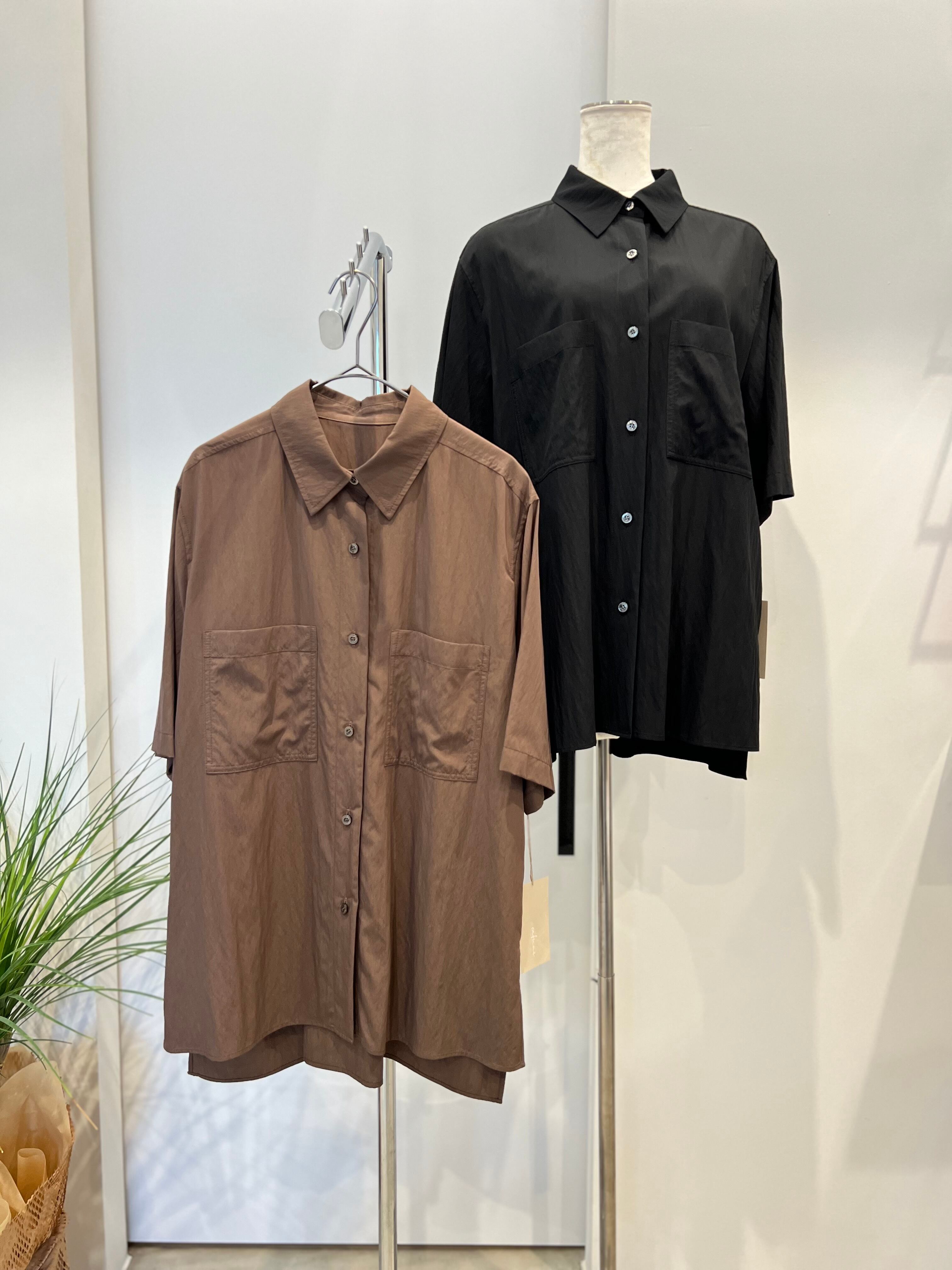 【cafune】セットアップ可 ハーフスリーブシャツ 535923