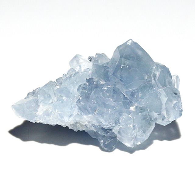 〔D470-50〕マダガスカル産 セレスタイト クラスター Celestite 天青石 セレスティン 浄化 置物【メール便不可】