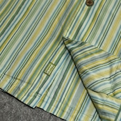 tommy bahama multi stripe silk open collar shirt