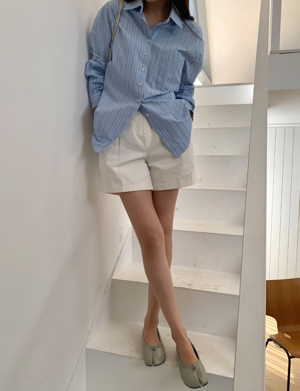 【26ss】Center-slit Flat shoes_5colors