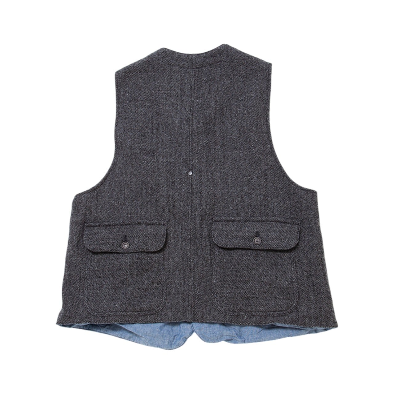 THE CORONA UTILITY / GAME VEST Wool × Linen Tweed - ゲームベスト