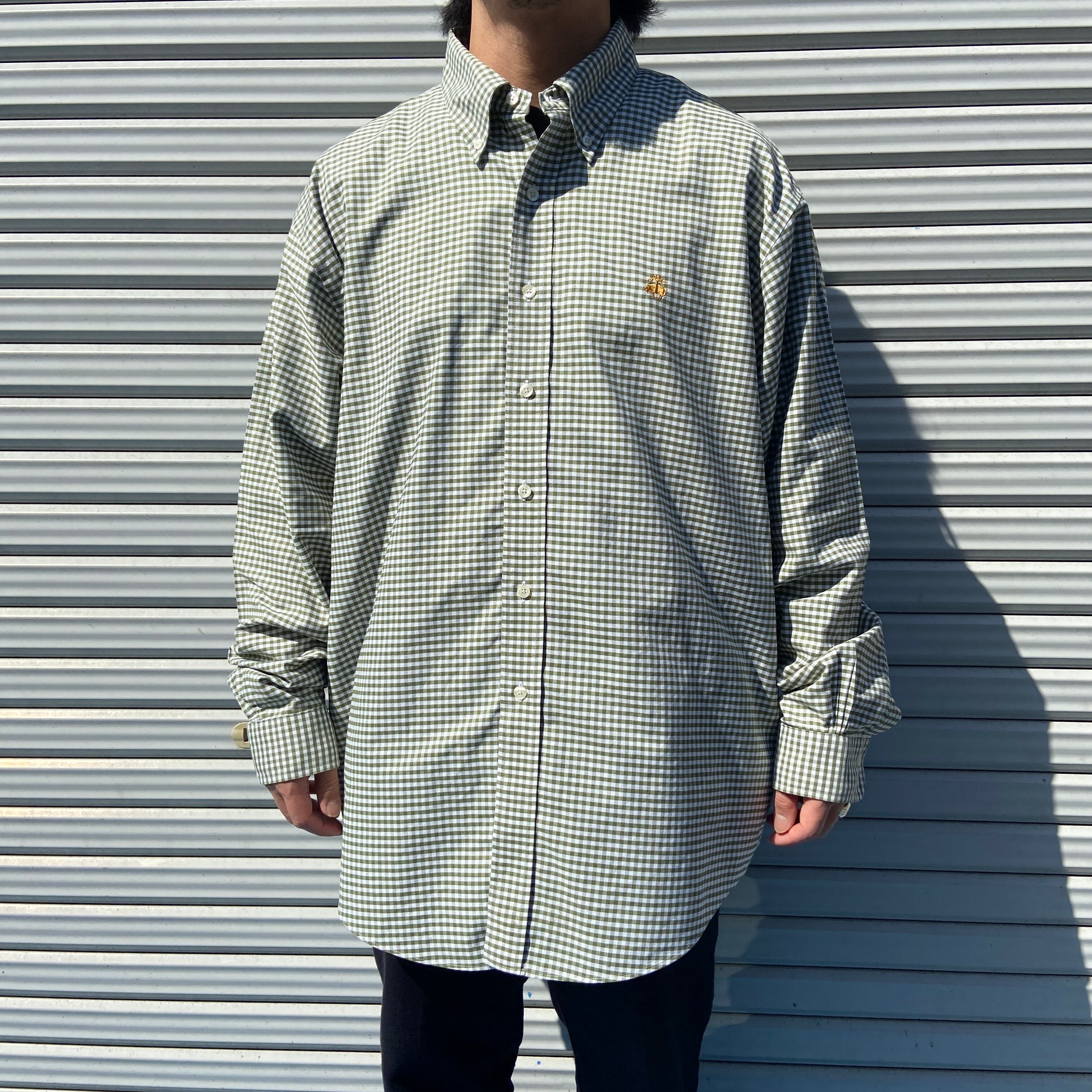 90年代 Brooks Brothers ブルックスブラザーズ チェックシャツ メンズ