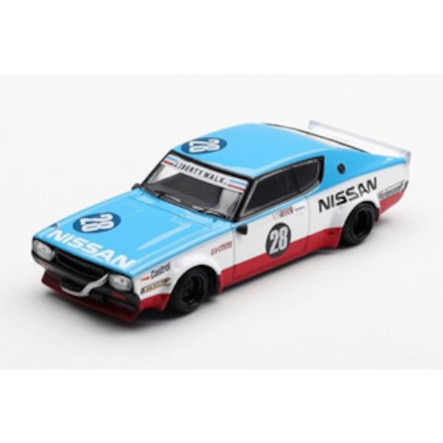 MINI GT（ミニGT）／TrueScale Miniatures 　1/64 Nissan スカイライン ケンメリ リバティーウォーク Nissan Racing '75 コンセプト（右ハンドル） MGT01212-R