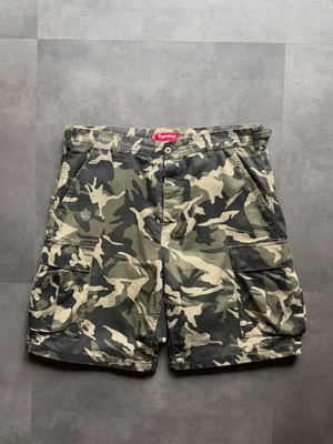 Supreme カーゴショーツ カモフラージュ柄 ミリタリー サイズ34 カーキ系