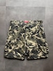 Supreme カーゴショーツ カモフラージュ柄 ミリタリー サイズ34 カーキ系