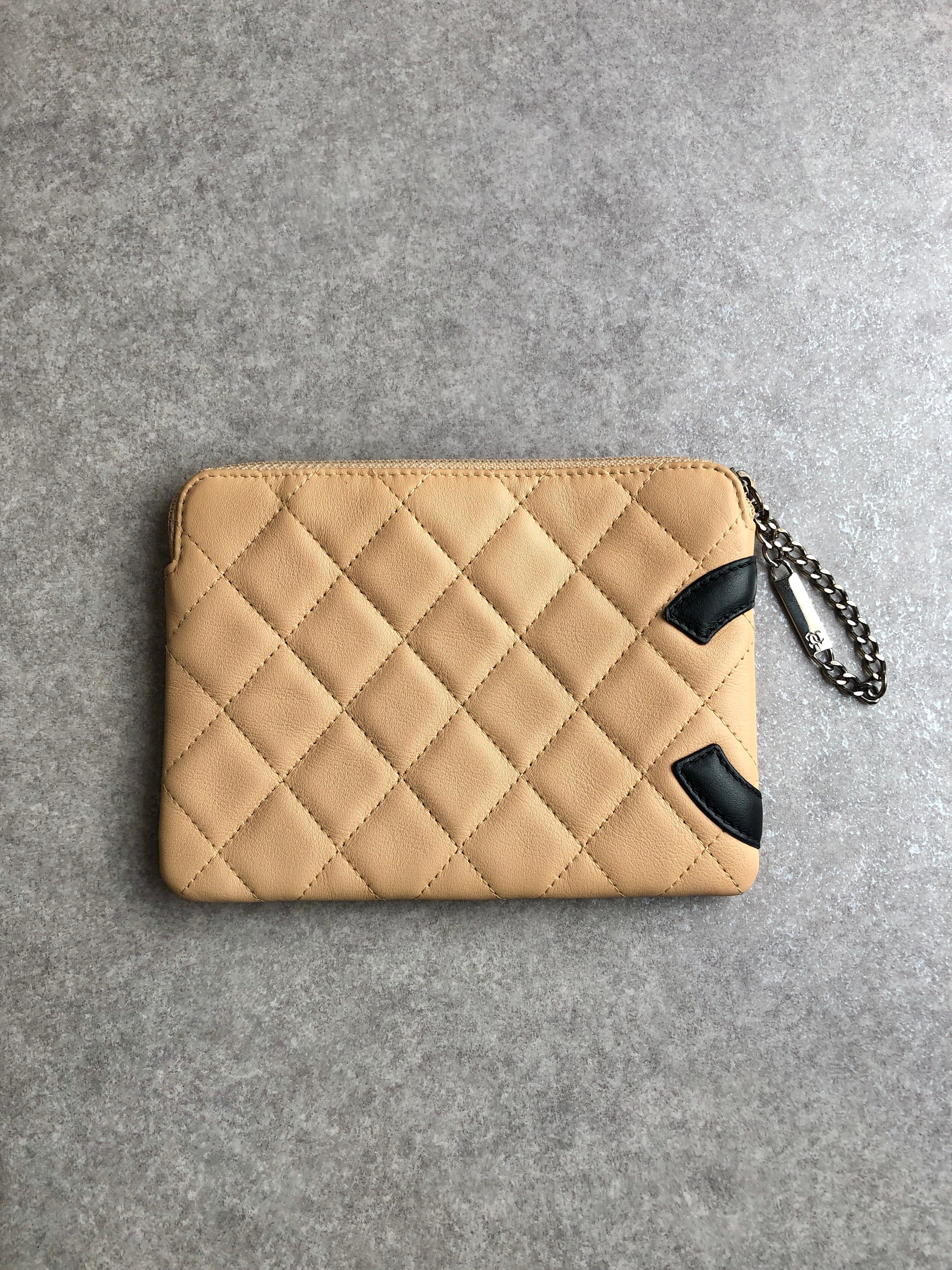 CHANEL シャネル カンボンライン ハンドバッグ ベージュ ココマーク