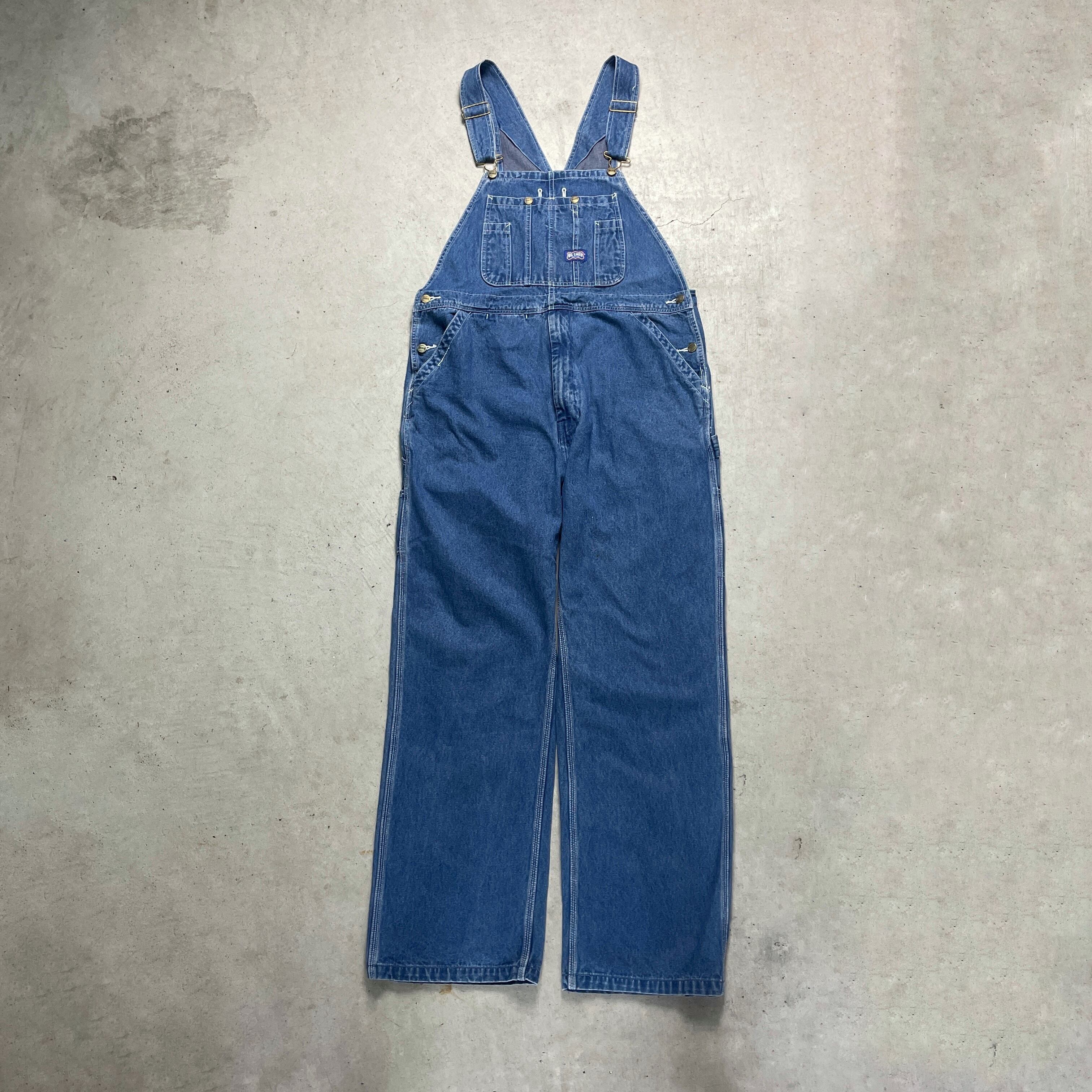 BIG SMITH ビッグスミス デニム オーバーオール メンズW38L32 古着 