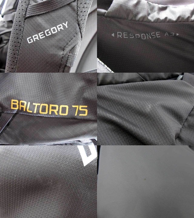 [USED] GREGORY“グレゴリー” BALTORO 75 M バルトロ バックパック 32J*09076 シャドーブラック M 75L