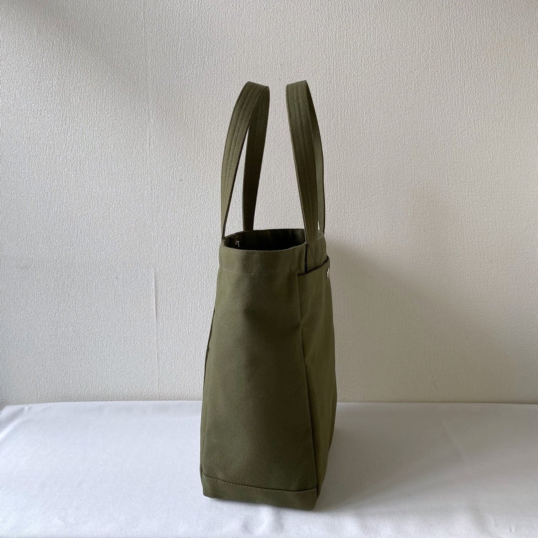 全9色】「軽いボックストート」たて型通勤／倉敷帆布 8号帆布【受注