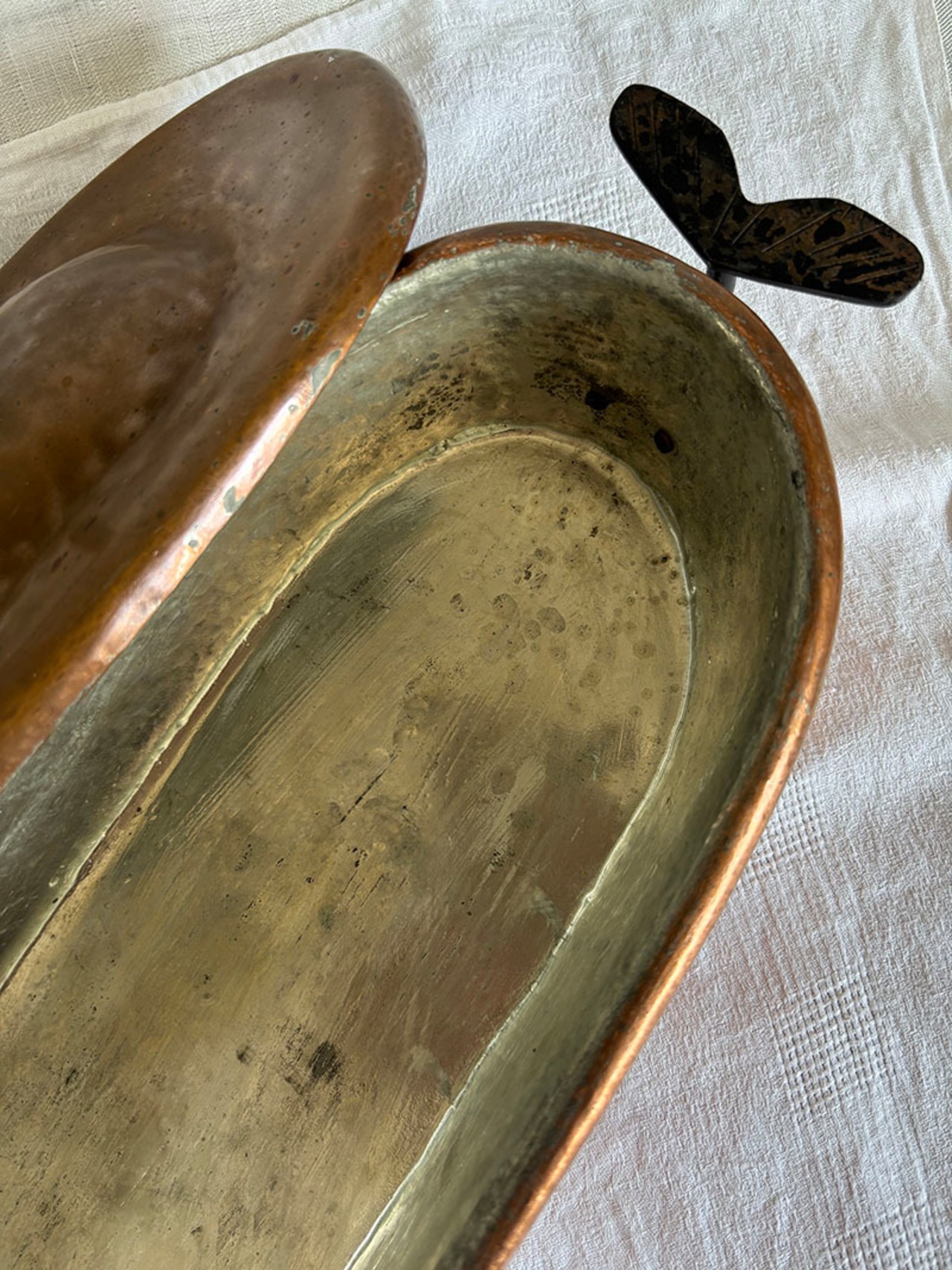 ポワソニエール　銅製長鍋 魚調理　アウトドア調理　銅鍋　　　12kweg11　