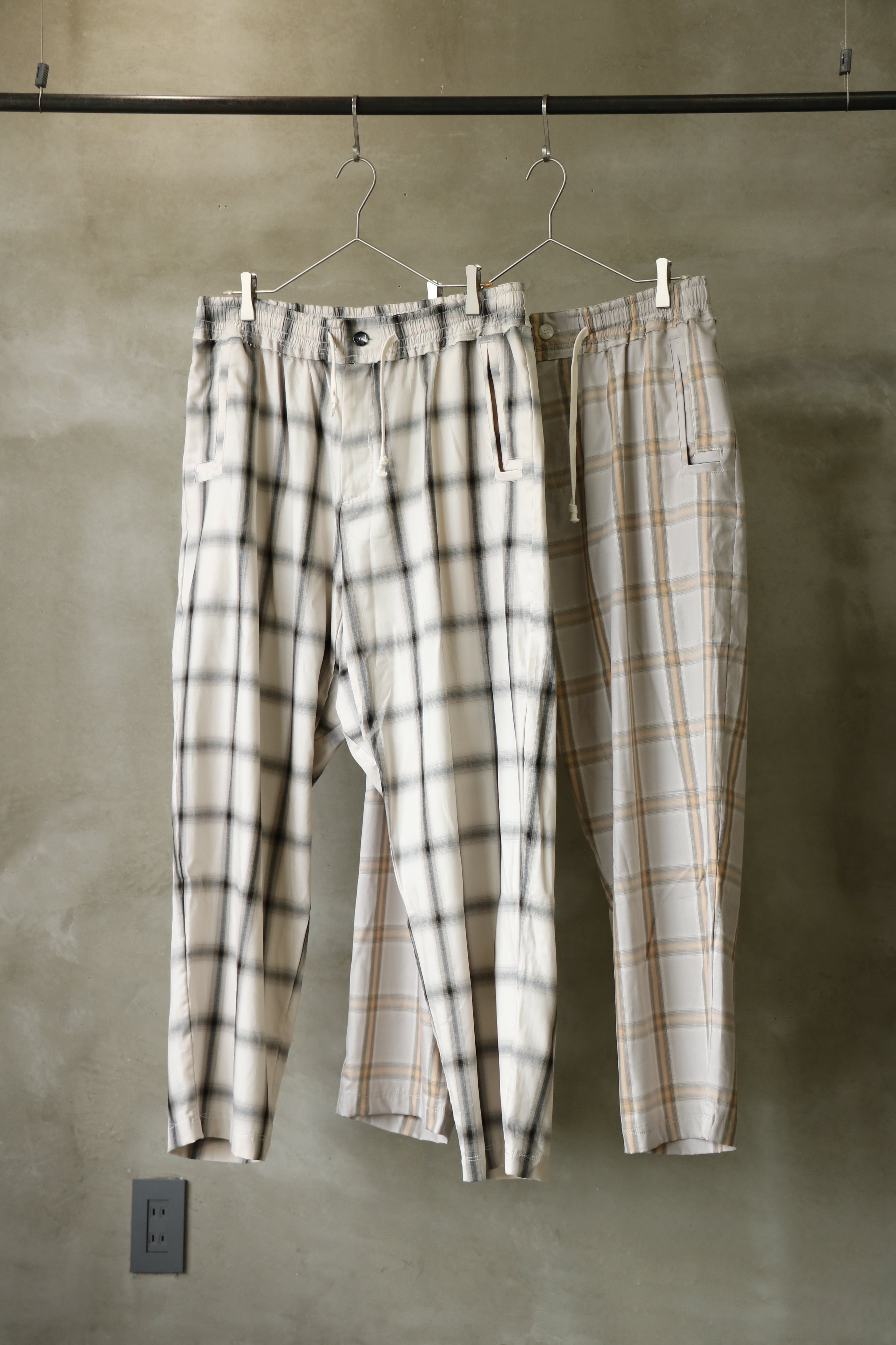 LQUAETET -COTTON OMBRE CRAFTMAN PAJAMA PANT- / LP-008 / エルカルテット クラフトマン パジャマパンツ