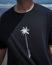 【#Re:room】PALM TREE LOGO PRINT T-SHIRTS［REC855］