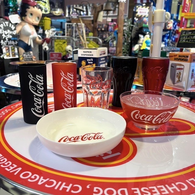【コカ・コーラ】 ICON GLASS PLATE