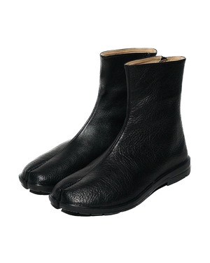 Leather "TABI" Hi - Pit Steer 〈Black〉