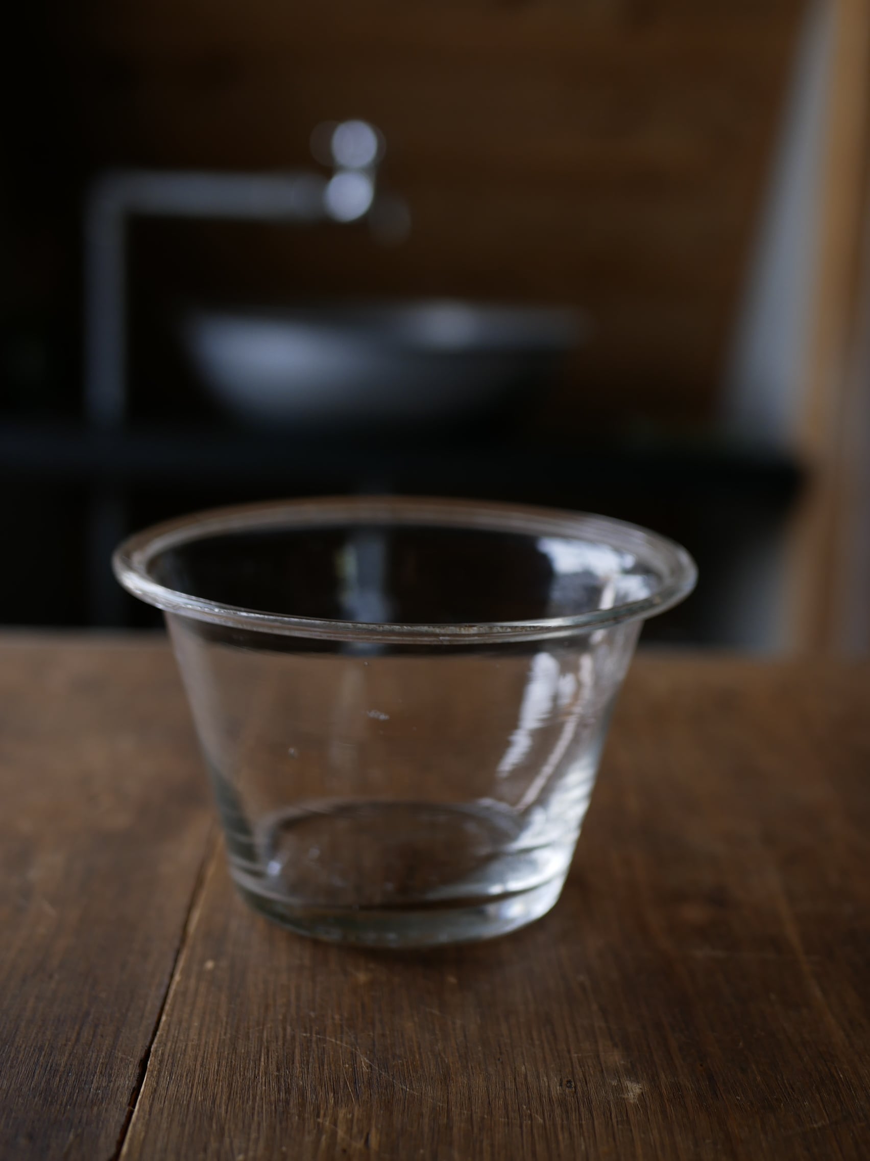 ガラスのコンフィチュールポット 大きい方 フランスアンティーク