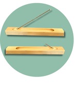 お香立て 斜め置きタイプ 国産ひのき使用 ※難燃処理済み