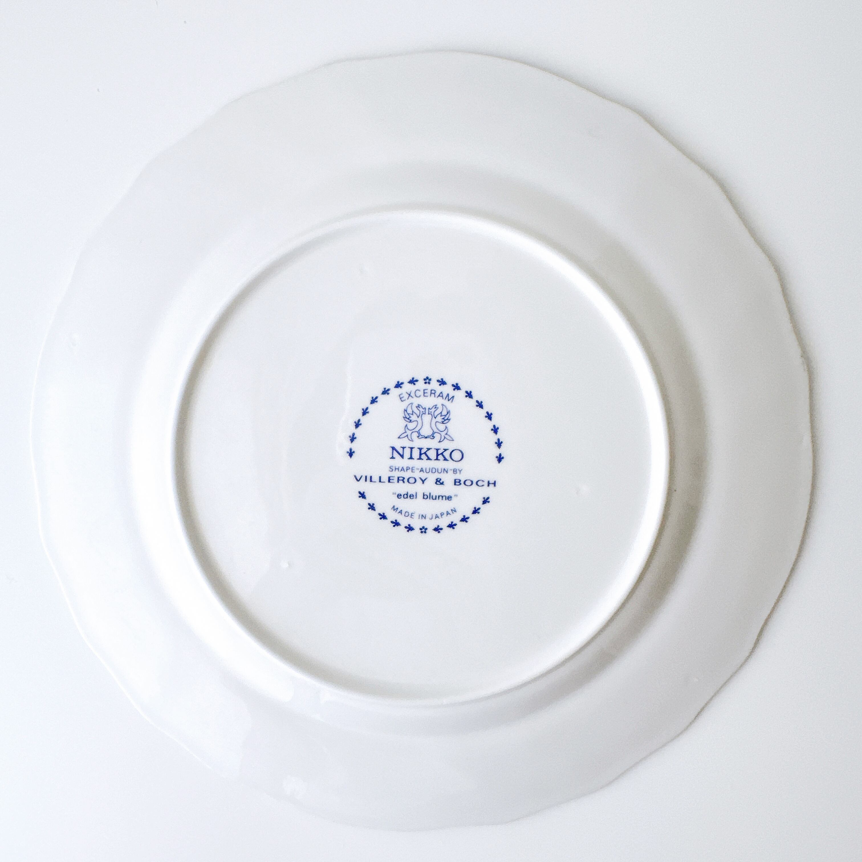 vintage】NIKKO×VILLEROY&BOCH Edel Blume ニッコー×ビレロイボッホ