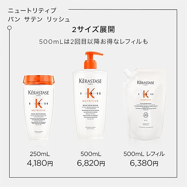 KÉRASTASE ケラスターゼ シャンプー ニュートリティブ バン サテン