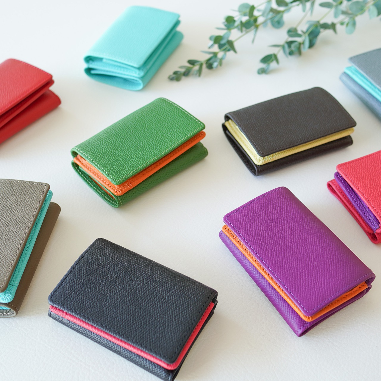 Mini wallet エトープ×フェアリーブルー・画像9