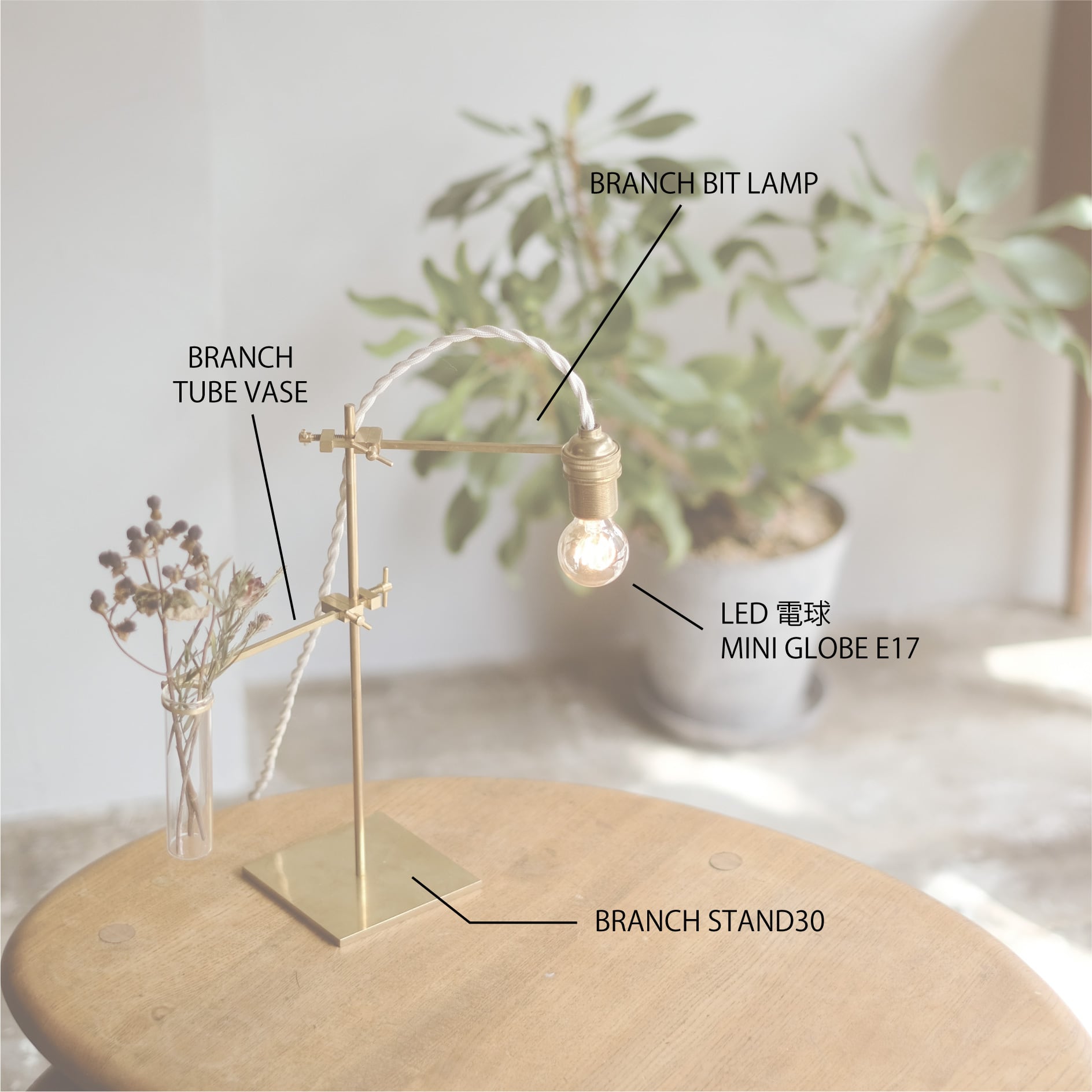 BRANCH VASE+BIT LAMP+STAND | WEST VILLAGE TOKYO
