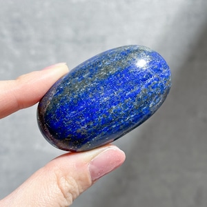 ラピスラズリ パームストーン33◇Lapis Lazuli◇天然石・鉱物・パワーストーン