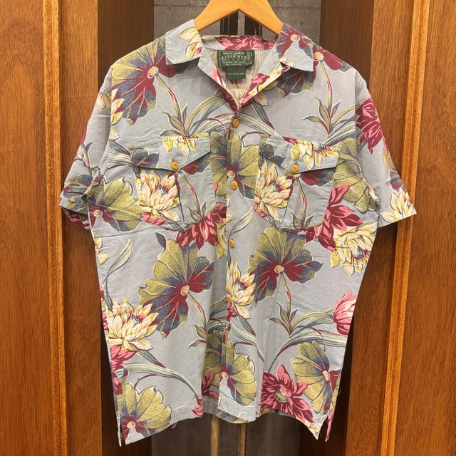 RALPH LAUREN S/S FLOWER PATTERN SHIRT ⑧