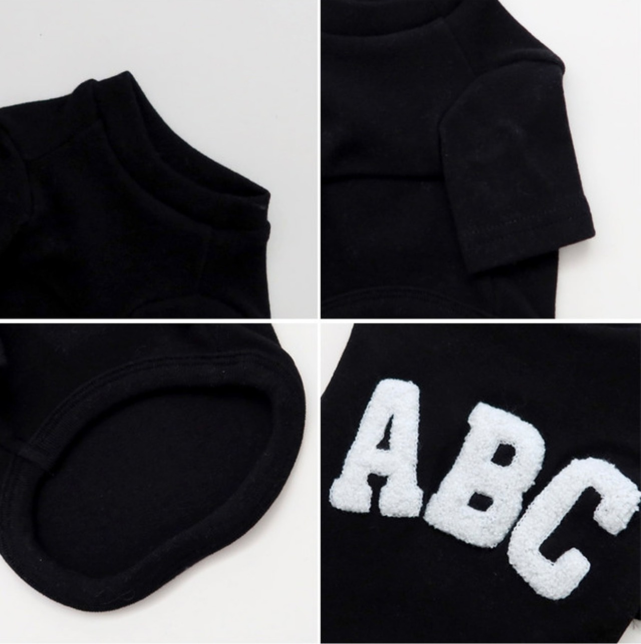 即納【HONEY DOG】ご家族用ABCマンツーマンTシャツ(black)