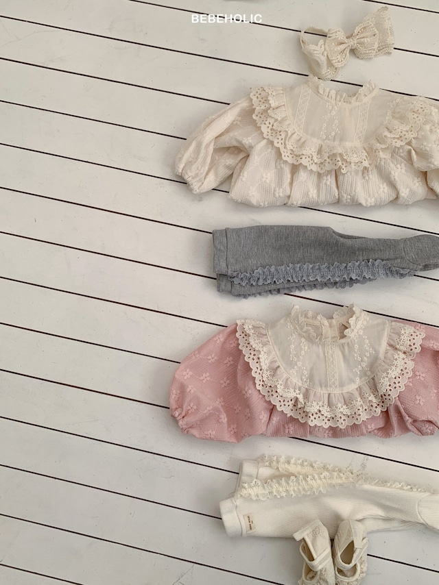 入荷待ち[bebeholic] brie lace suit