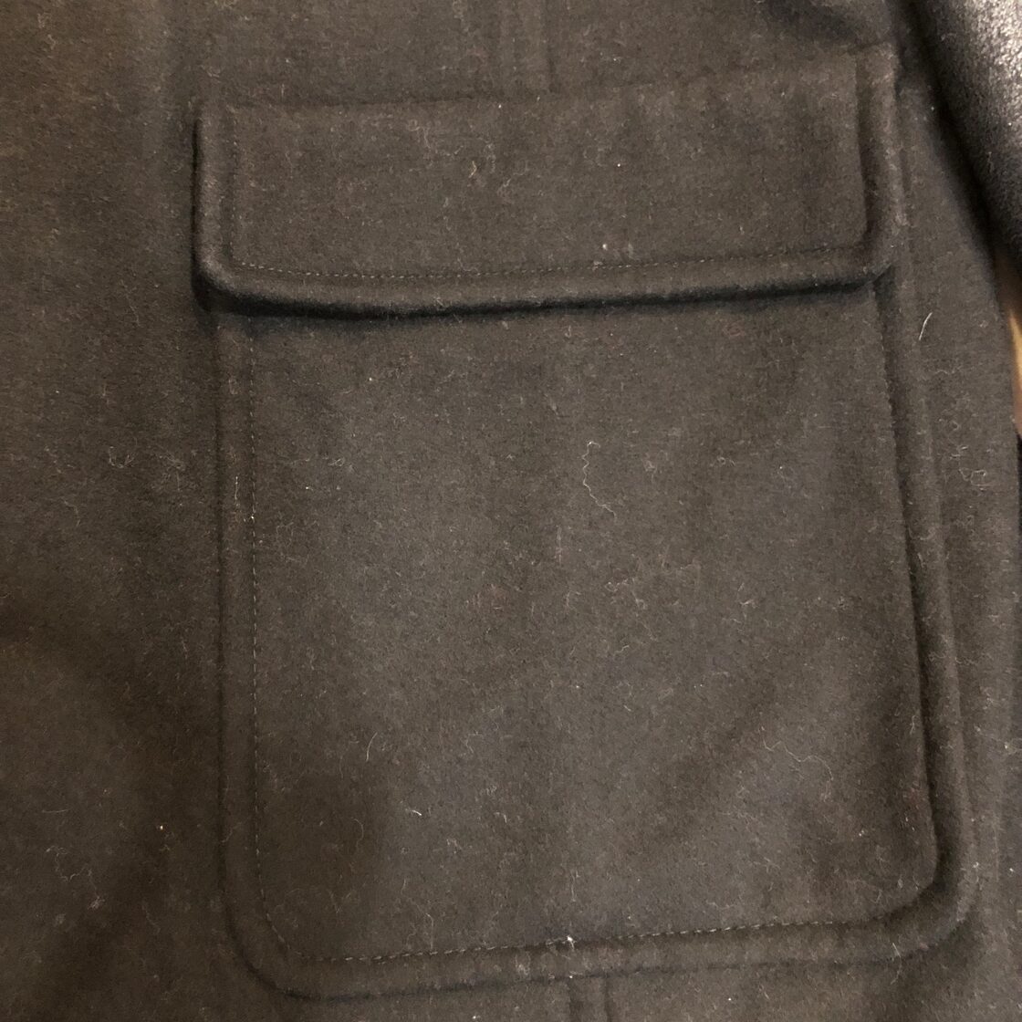 美品 ジューシークチュール ダッフルコート ファー付 黒 Lサイズ | Pay ID 