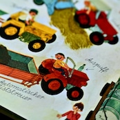 ミットグッチの絵本 文字のない絵本 【Dorf 村】E22-2b