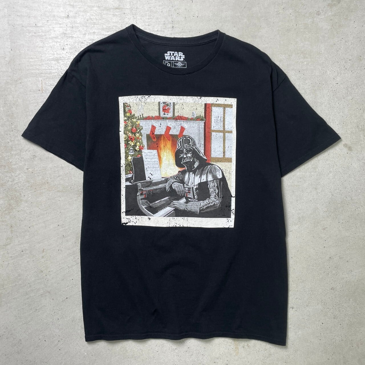 STAR WARS スターウォーズ ダースベイダー プリントTシャツ クリスマス 