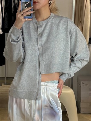 【26SS】nagonstans ナゴンスタンス / カーディガン アシンメトリー 長袖 / asymmetry cardigan