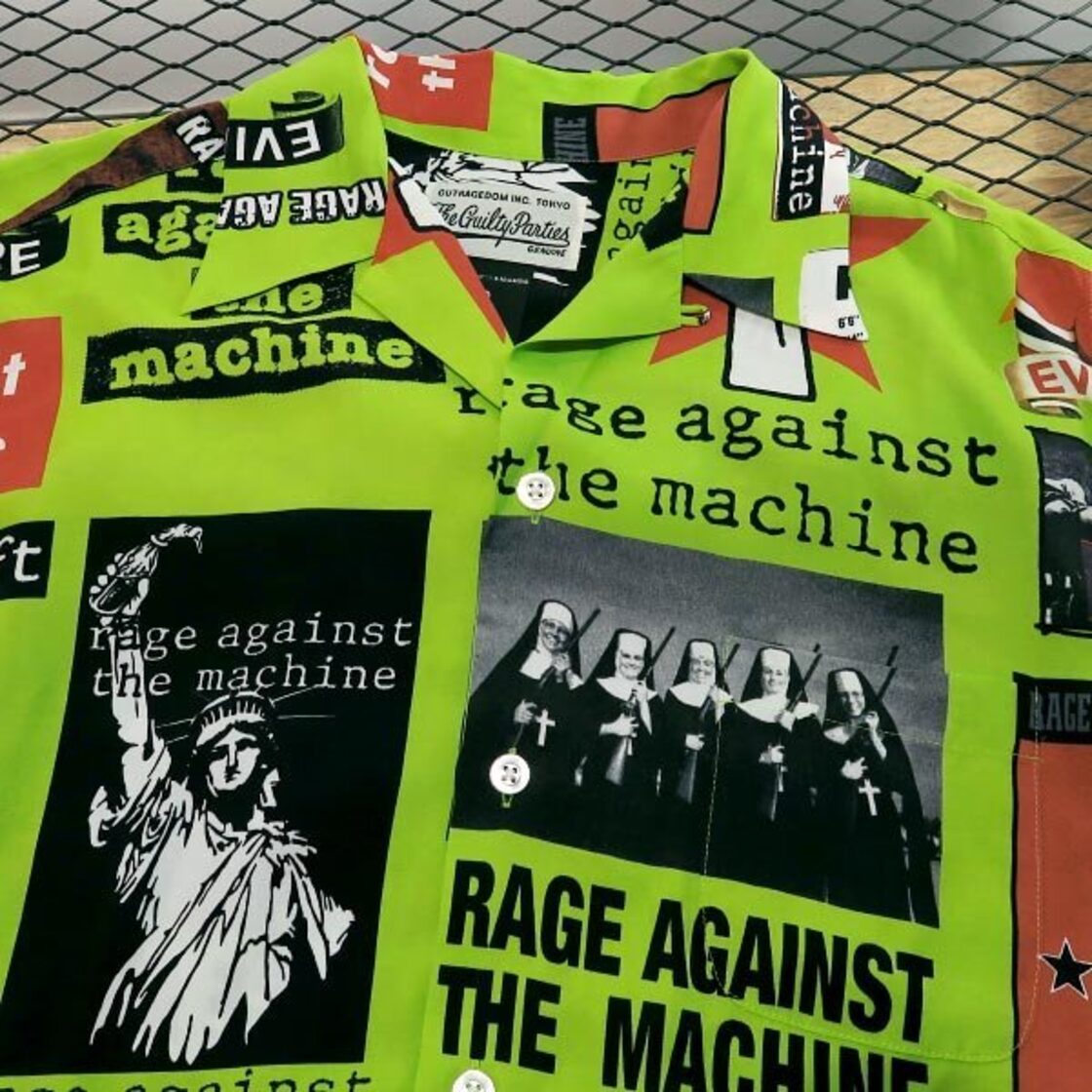 WACKO MARIA x Rage Against The Machine 20SS S/S HAWAIIAN 