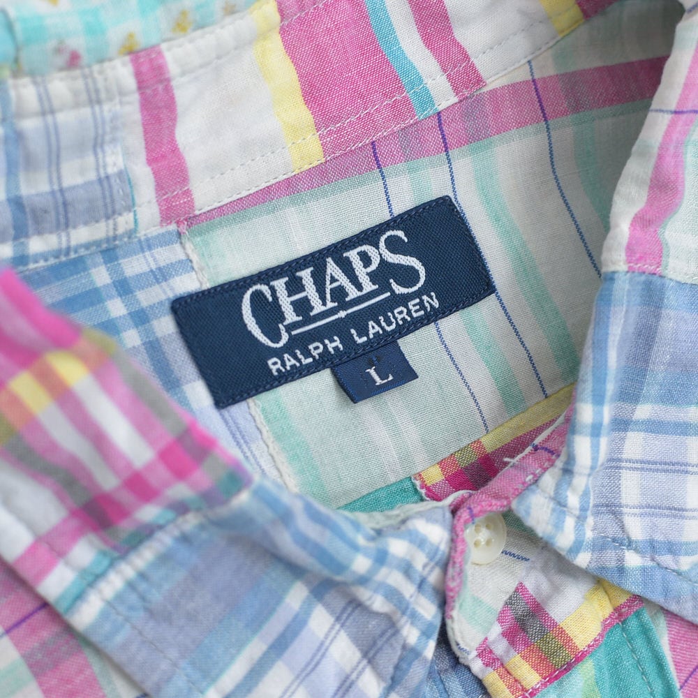 90s CHAPS Ralph Lauren チャプス ラルフローレン マドラスチェック
