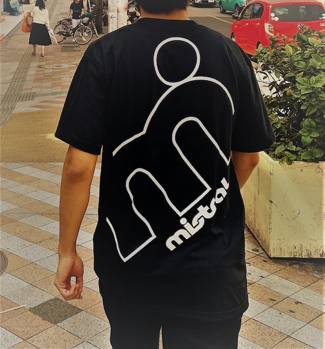 ハイブリッド半袖Tシャツ - グレイトエム - BLACK