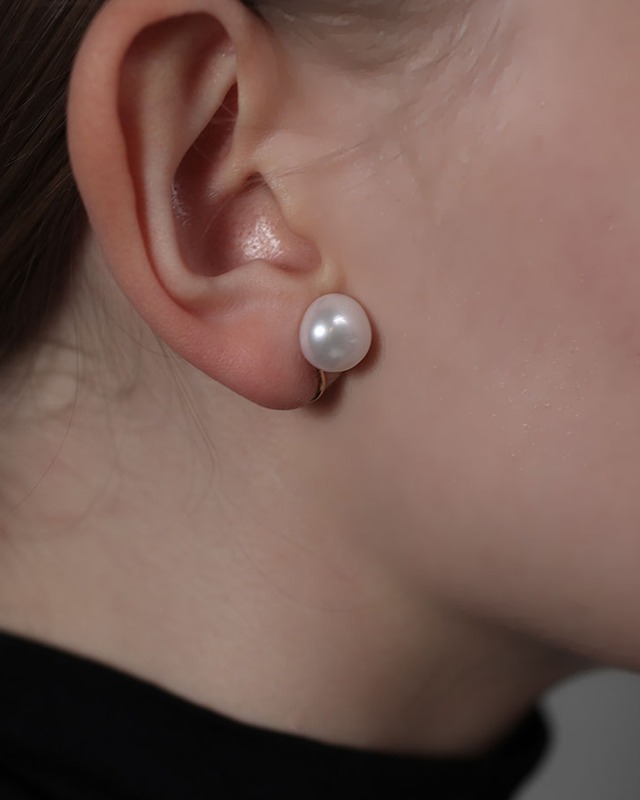【Hitotsubu Perl】earring & pierce / Gold