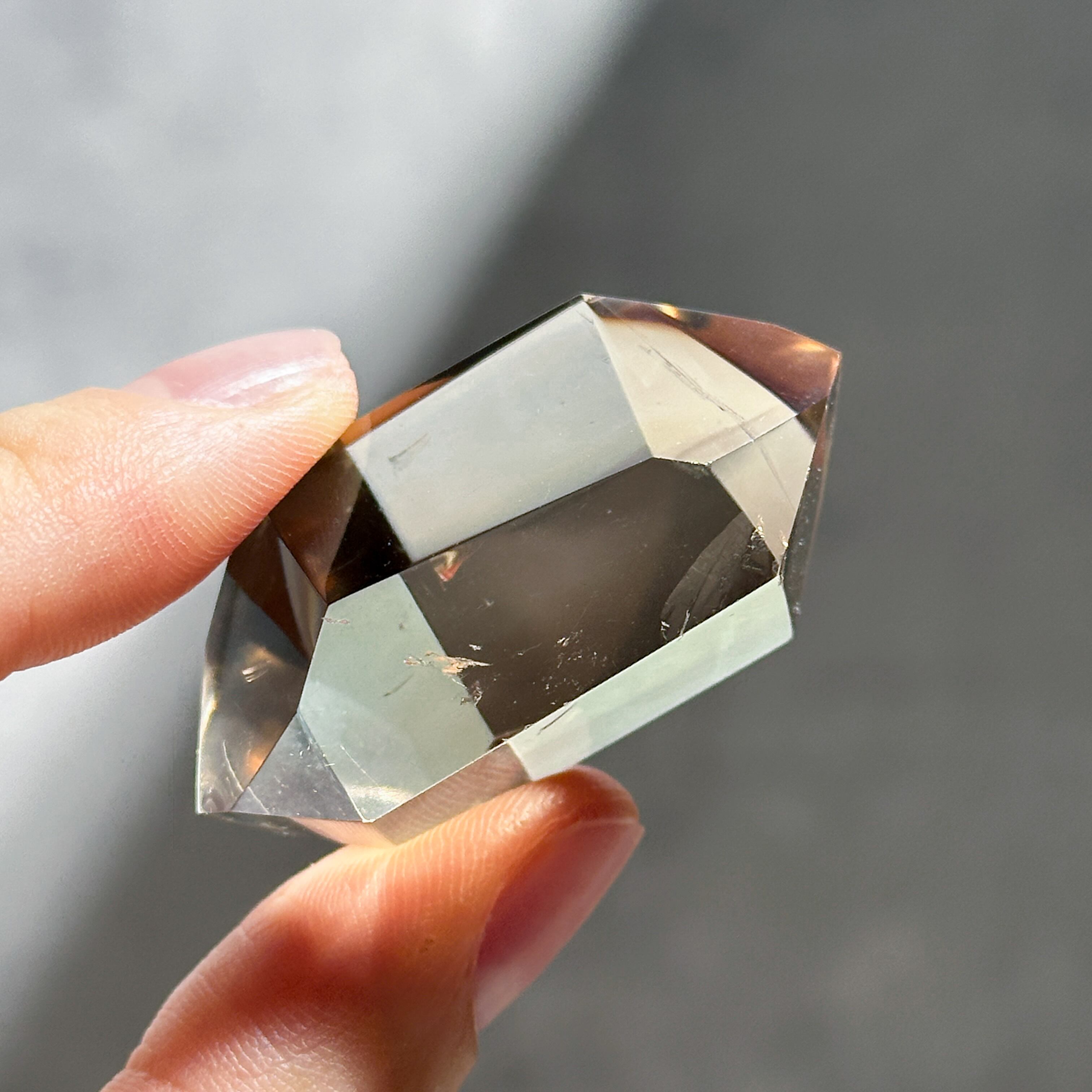 ファントム・虹◎シトリン(黄水晶) フリーフォーム42◇ Citrine ◇ 天然石・鉱物・パワーストーン