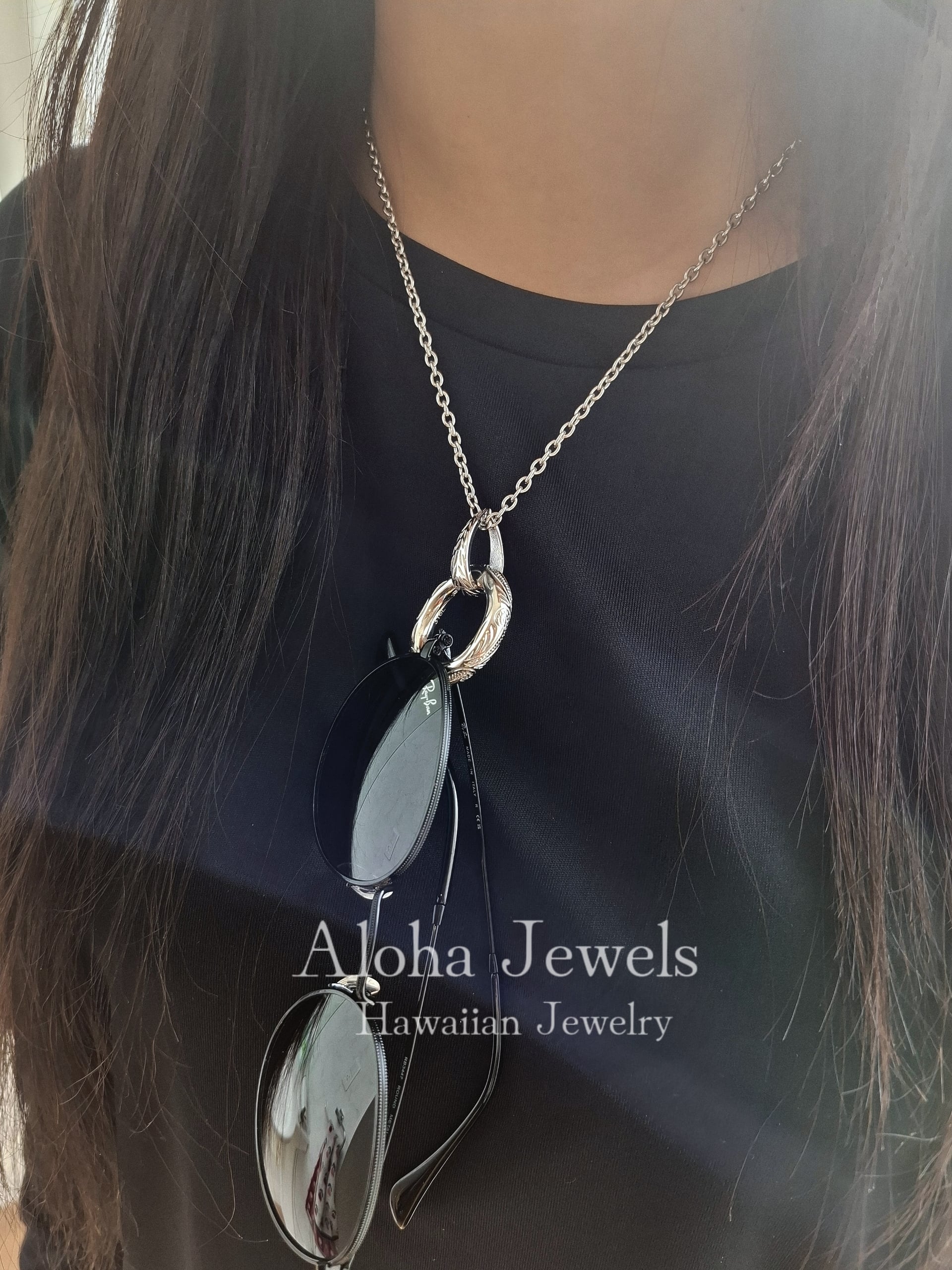 Eternal Lei Wave Scroll Necklace – ハワイアンジュエリー ネックレス