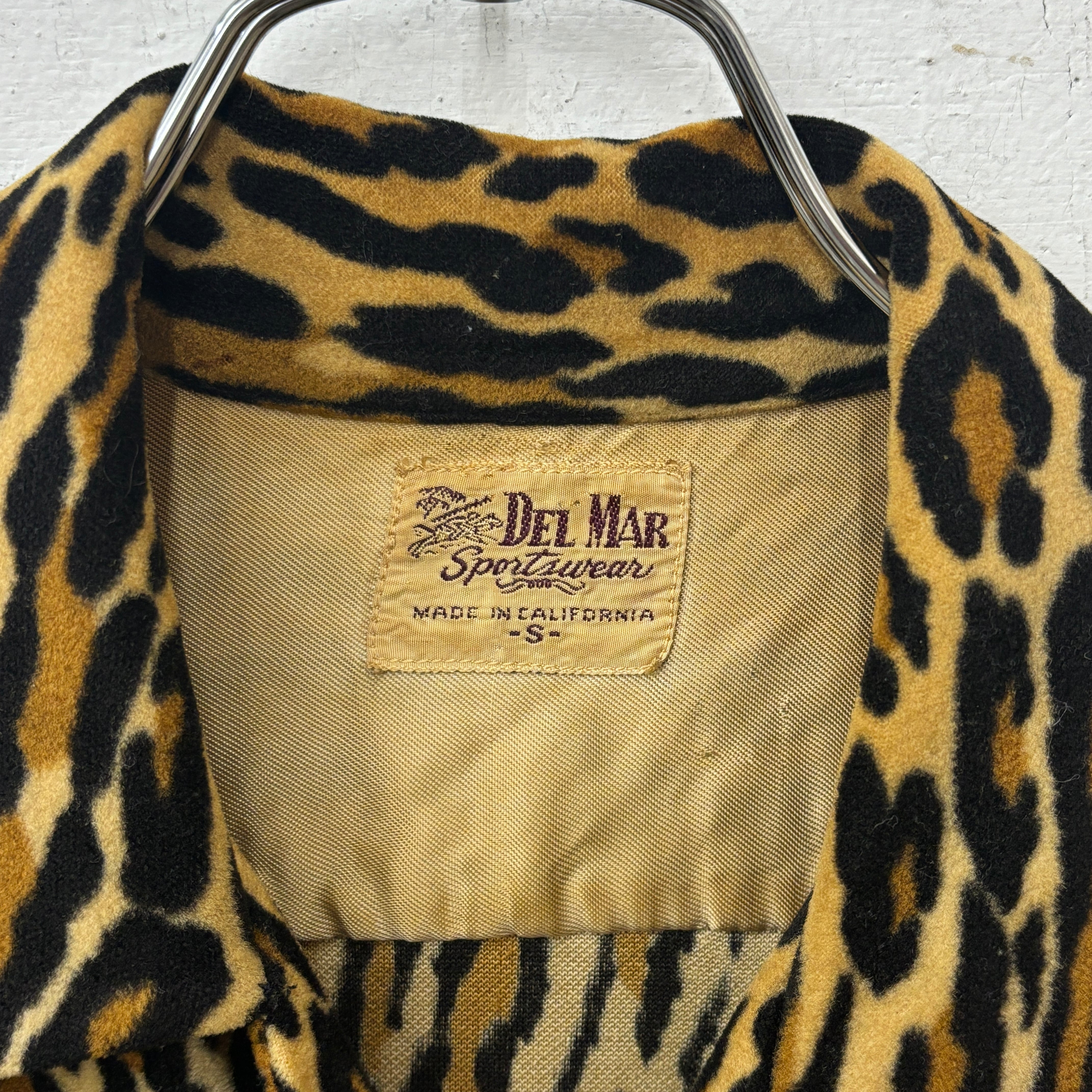 50s Del Mar Leopard Shirt 50年代 デルマー レオパード シャツ 50s Del Mar Leopard Shirt 50年代 デルマー レオパード シャツ