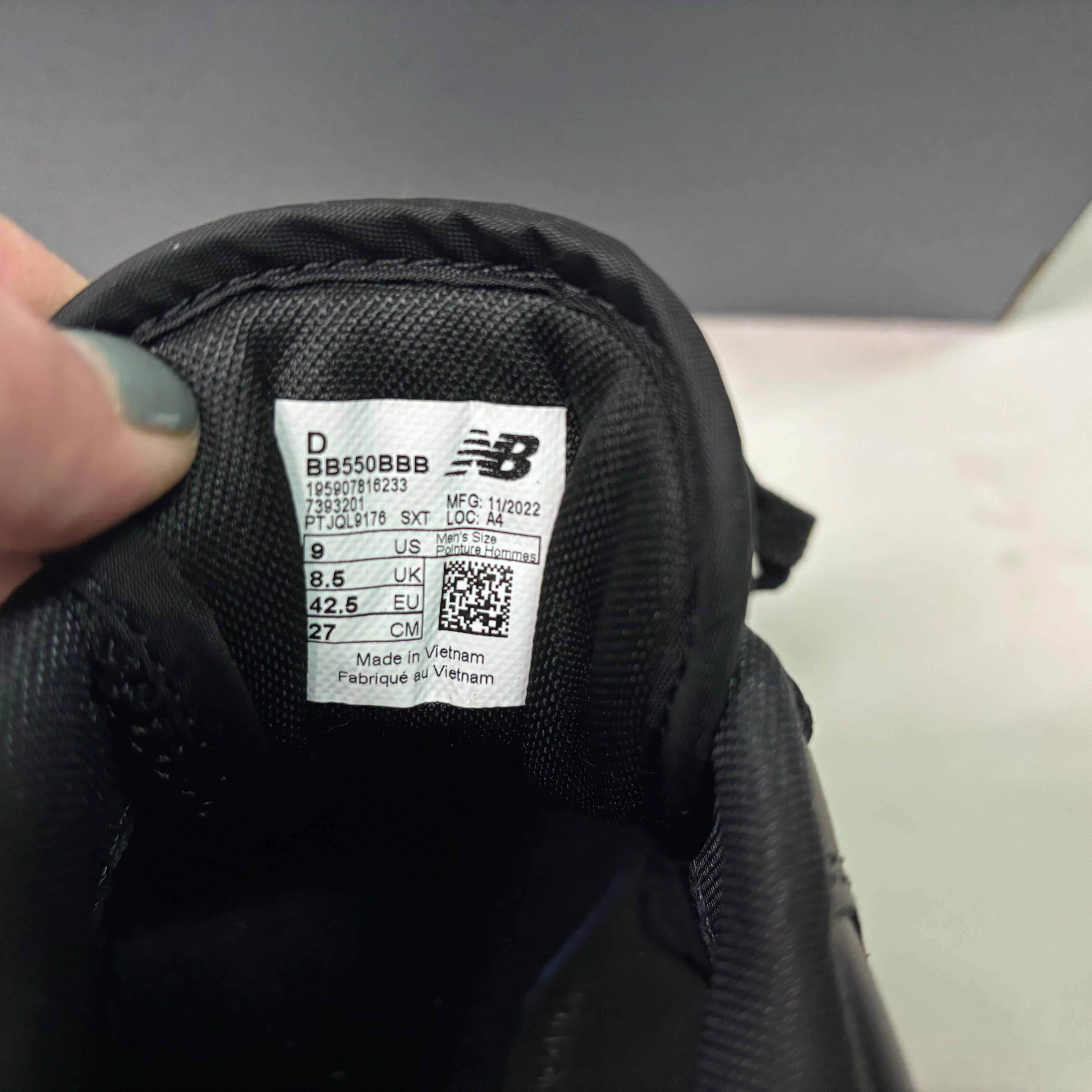NEW BALANCE 550 BB550BBB NEW 新品 箱付き SIZE US9 D 27cm | CiRCA