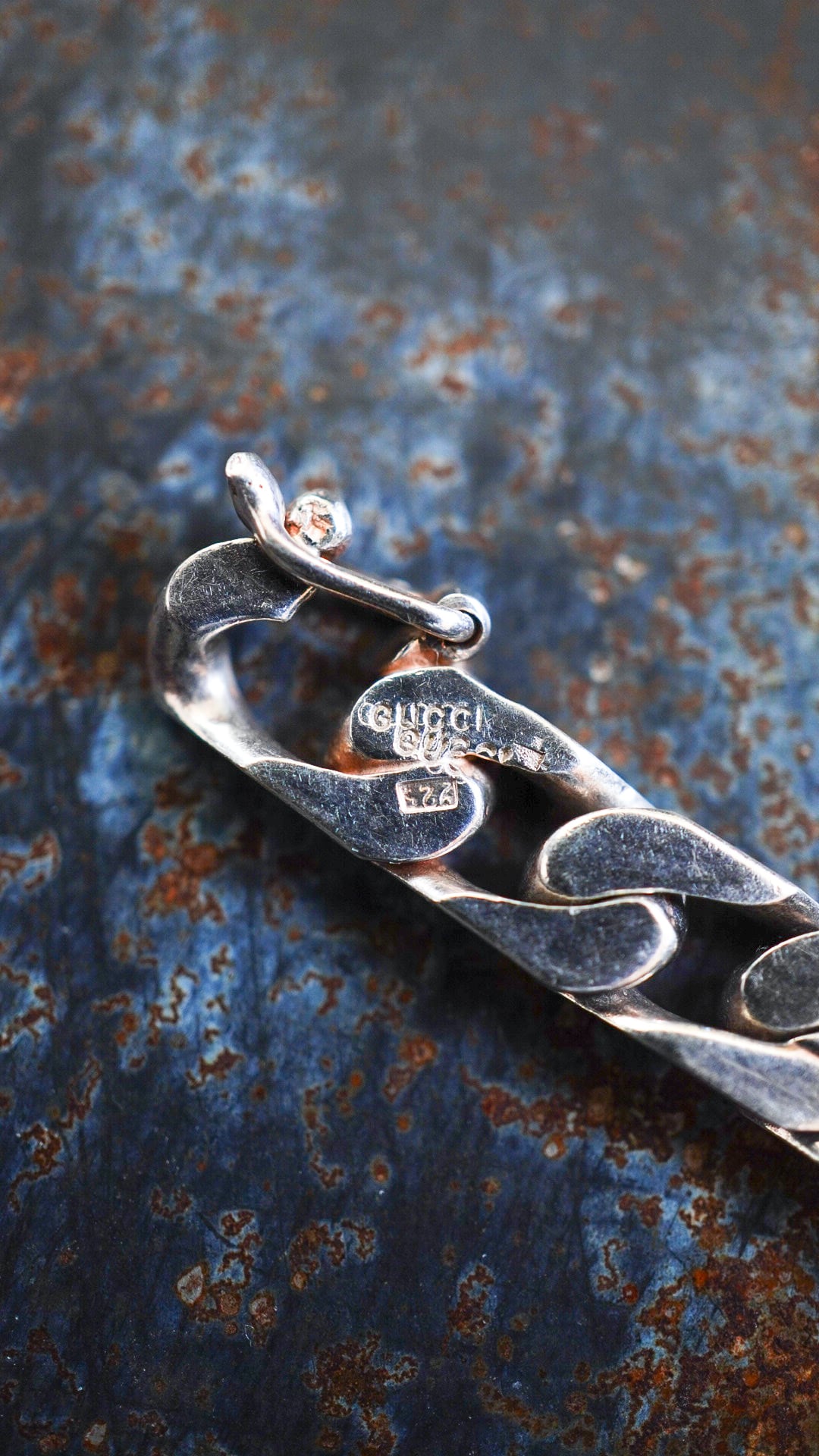 お値下げ可能　GUCCI 喜平チェーンシルバーノットブレスレット　ヴィンテージ VINTAGE】GUCCI グッチ ノット 喜平チェーン ブレスレット 《シルバー