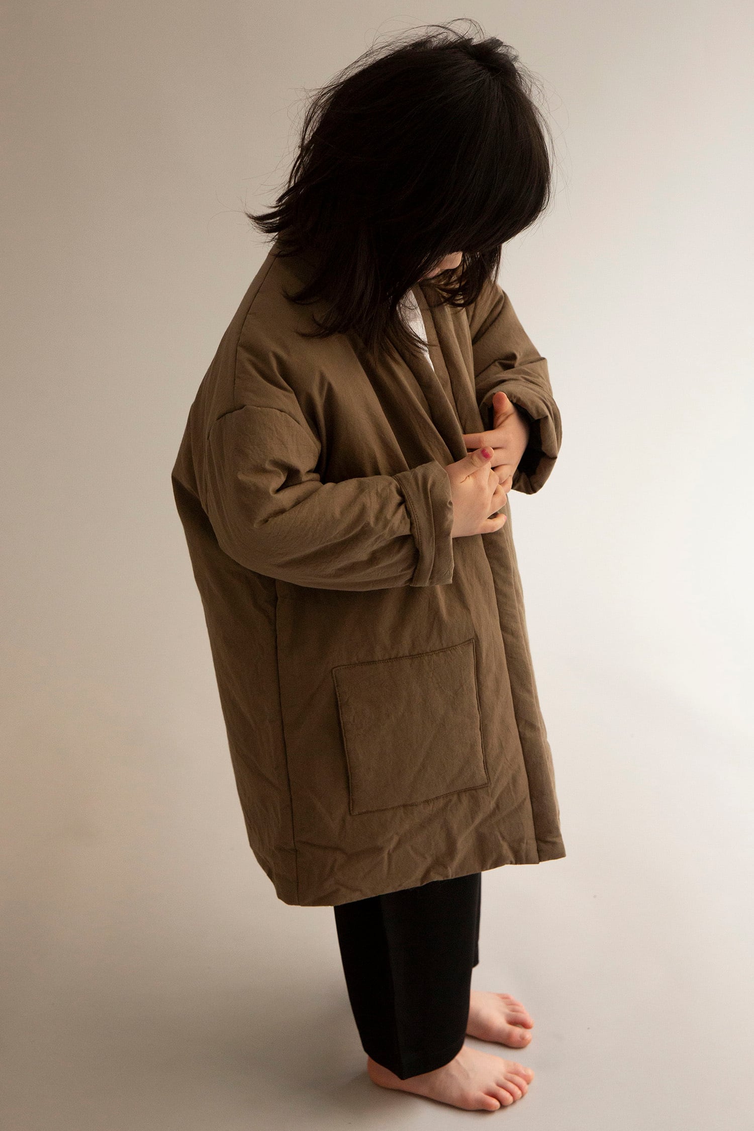 Façade 2024AW》MODERNA COCOON COAT / OLIVE | cirkel mote
